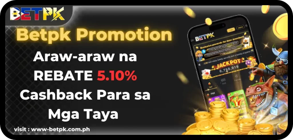 bonus REBATE betpk